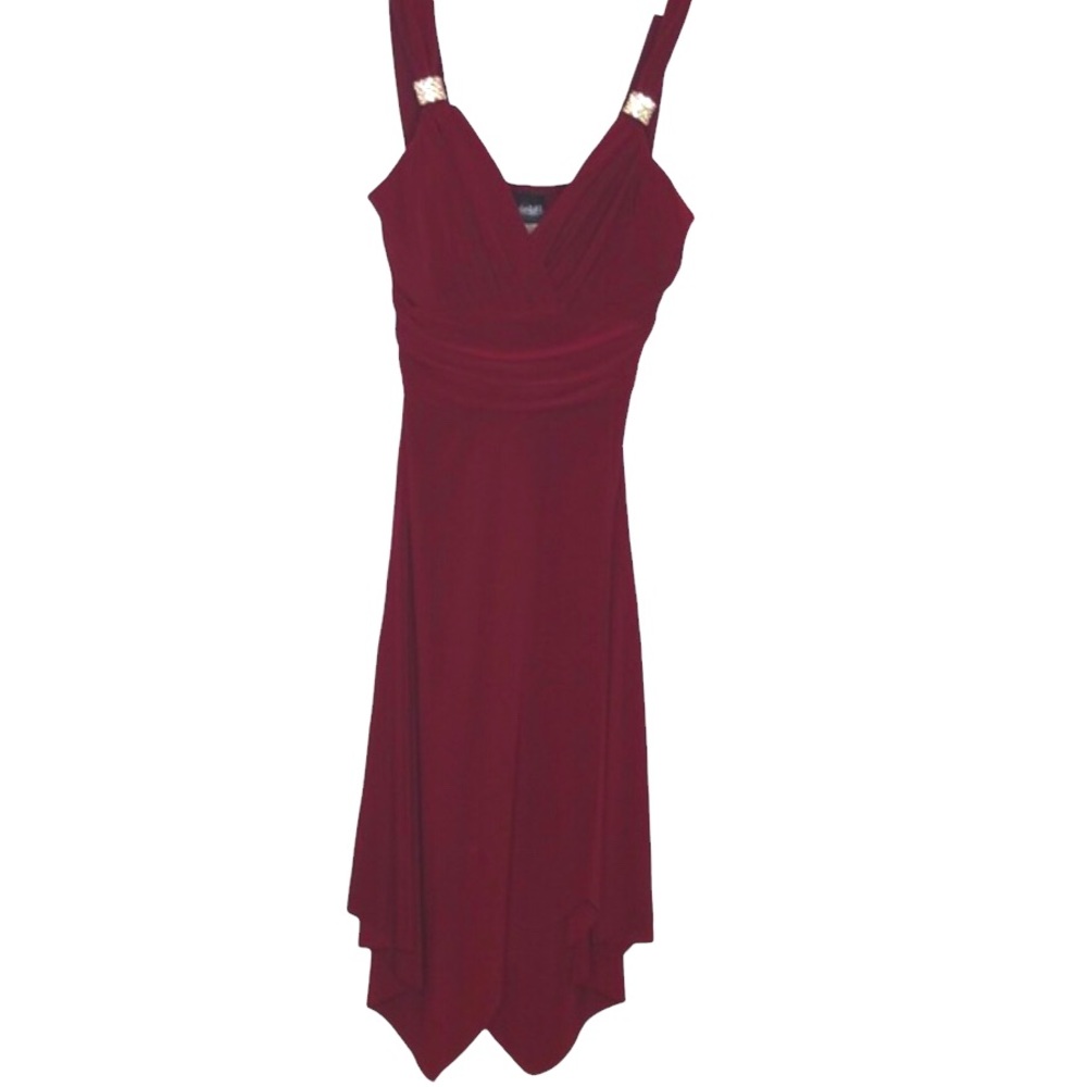 Fredericks of Hollywood Embellished Cranberry Bodycon Sexy Party Dress Women' XS